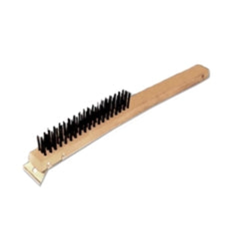 Wire Brush w/Scraper 14-12L