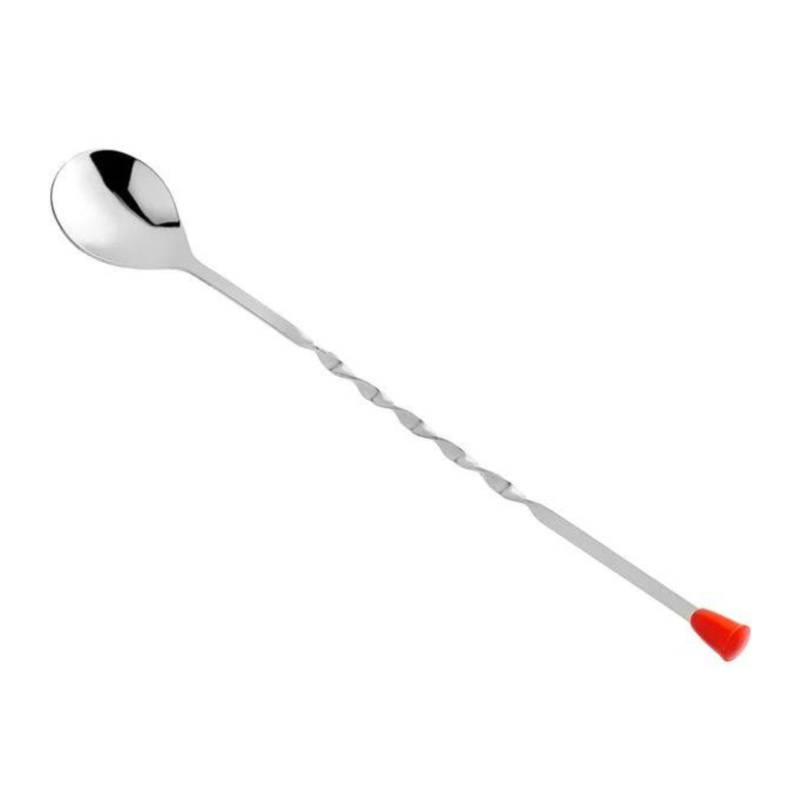 Bar Spoon 11 Twisted Red Tip – CCKBSP-11