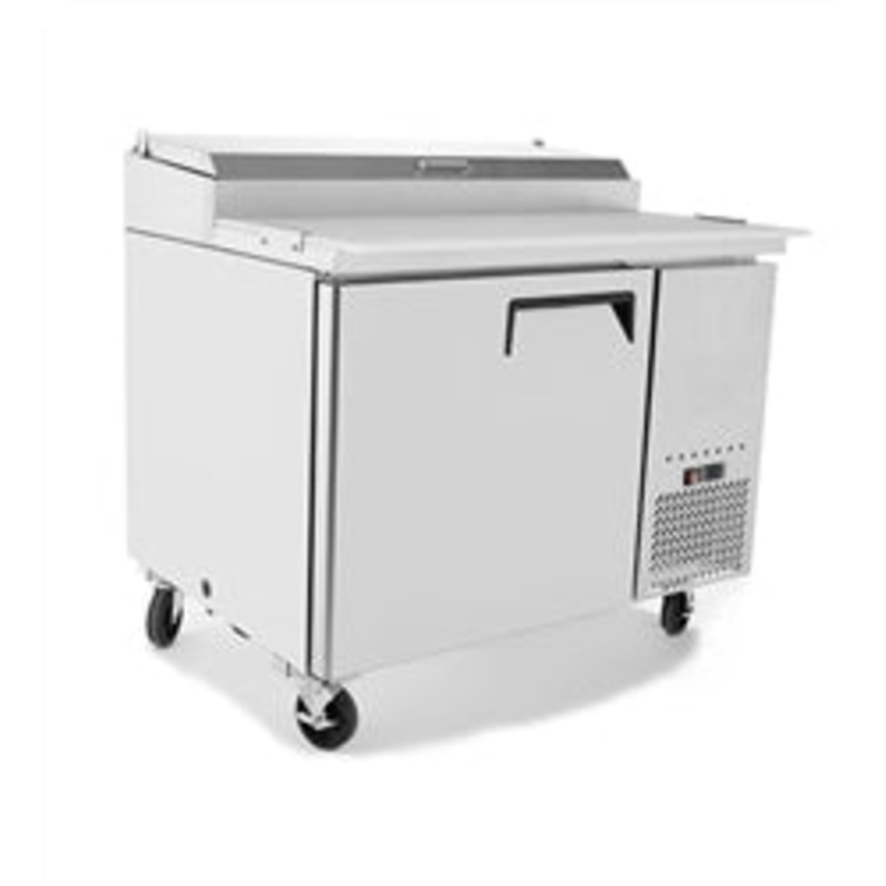 California Cooking Commercial Refrigerator, Pizza Prep Table 44 1 sect 6 Pans – MPF8201GR