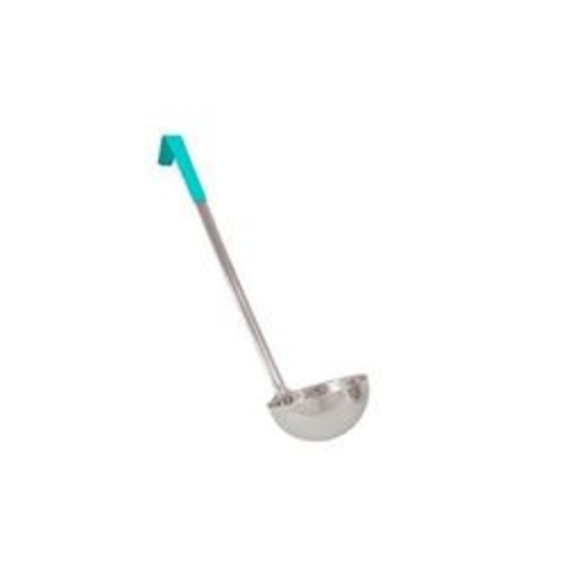 Ladle, 1/2 oz, 1pc.,Teal Hndl