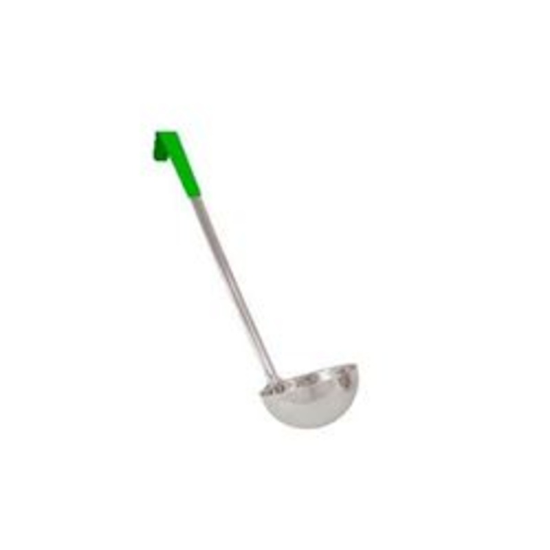 Ladle 4 oz 1 pc Green Handle