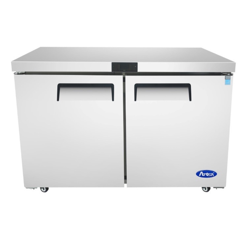 Atosa Freezer, Undercounter 48 Solid Door 2 Section 12 cu ft – MGF8406GR