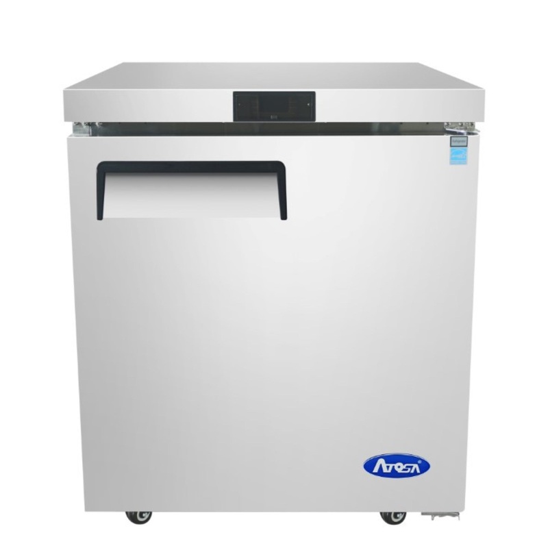 ATOSA Single Door Undercounter Refrigerator, 27,  7.15 Cu. Ft. – MGF8401GR