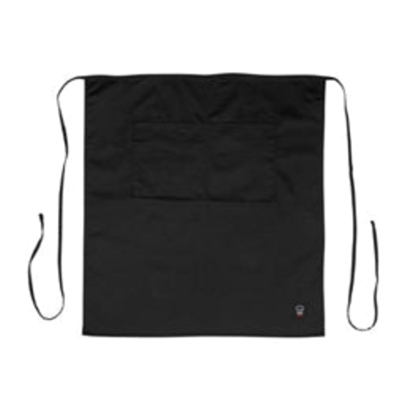 California Cooking Bistro Apron Black Side Pocket – WA-3129BK