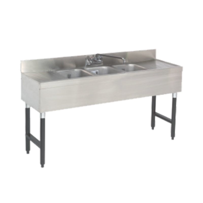 California Cooking Underbar Sink, 3-comparment – SLB-53C-X
