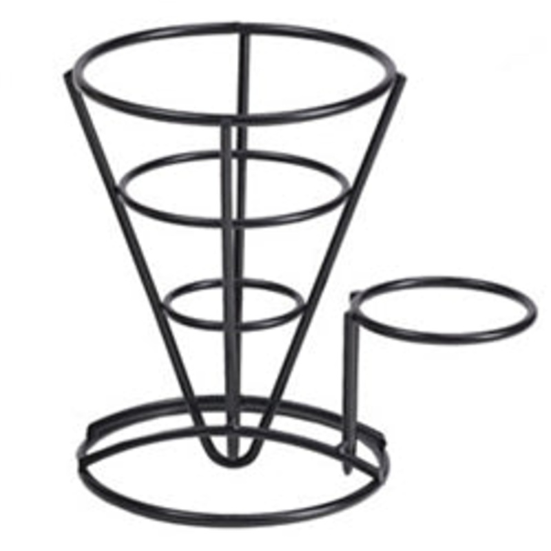 Clipper Mill Fry Cone, Black Coated Wire 5 x 7 – 4-361644