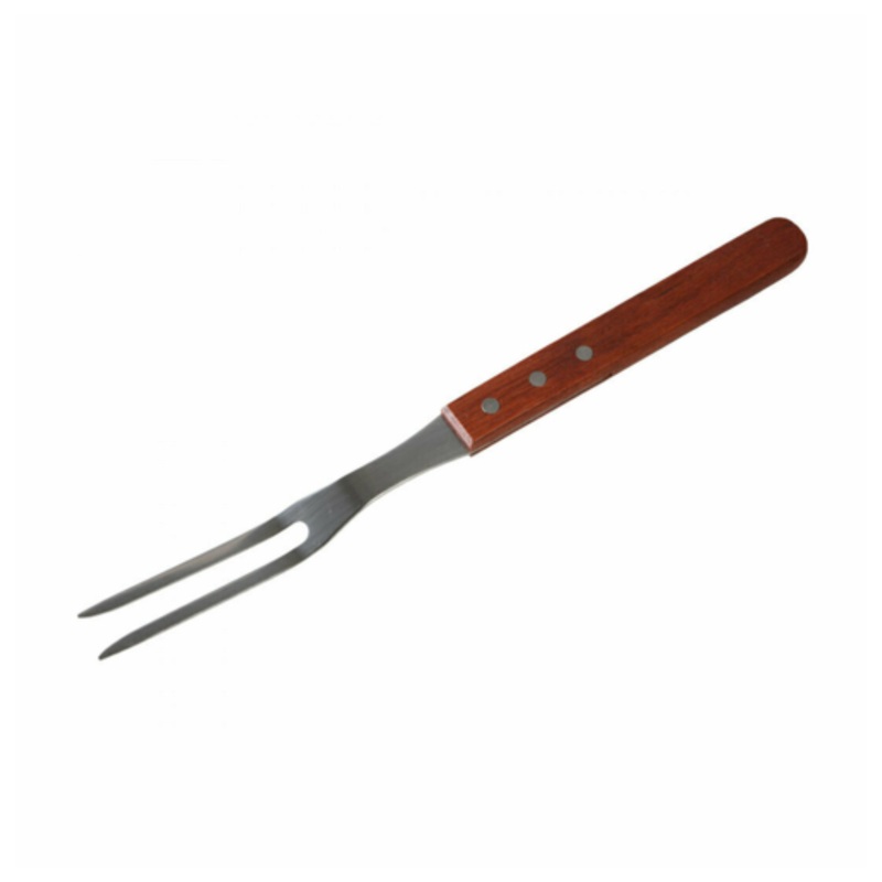 Pot Fork, 13, S/s, Wood Handl
