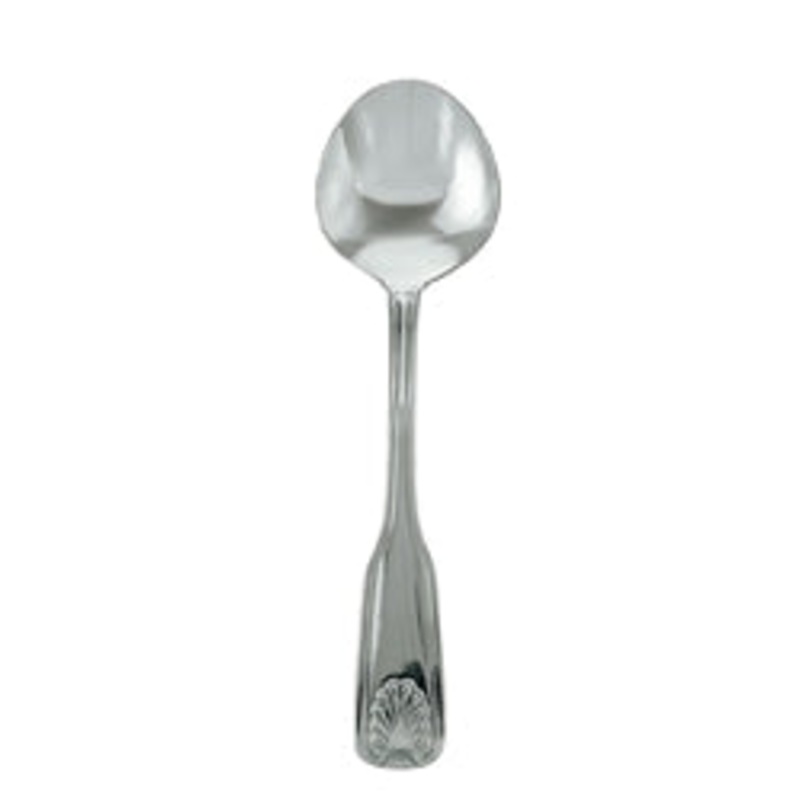 Shell Pattern Bouillon Spoon