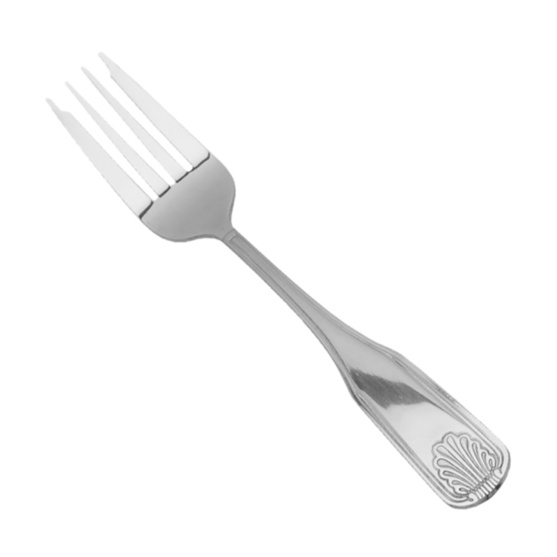Shell Pattern Salad Fork