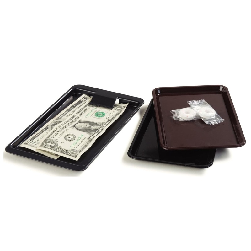 Carlisle Check Holder Tip Tray, Black, 4-1/2 X 6-1/2 – 3022-03