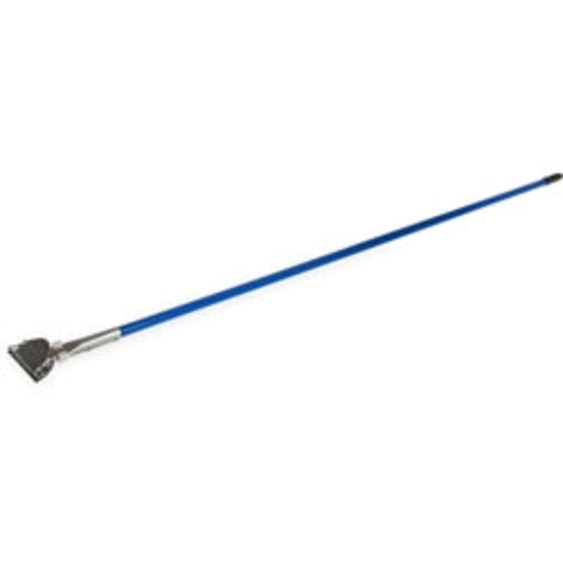 Carlisle Flo-Pac Dust Mop Handle 60, Vinyl Coated Metal, Blue W/1 Pc Clip On Connector – 36201300