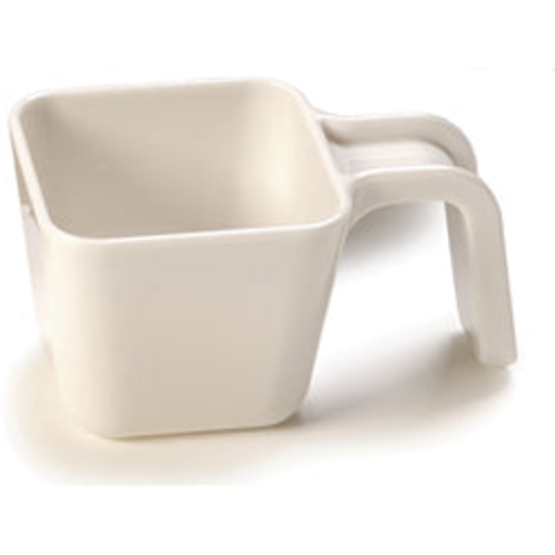 Carlisle Portion Cup, 9-1/2Oz, U Handle, Polycarbonate, White, NSF (Peet’S) – 49110-102