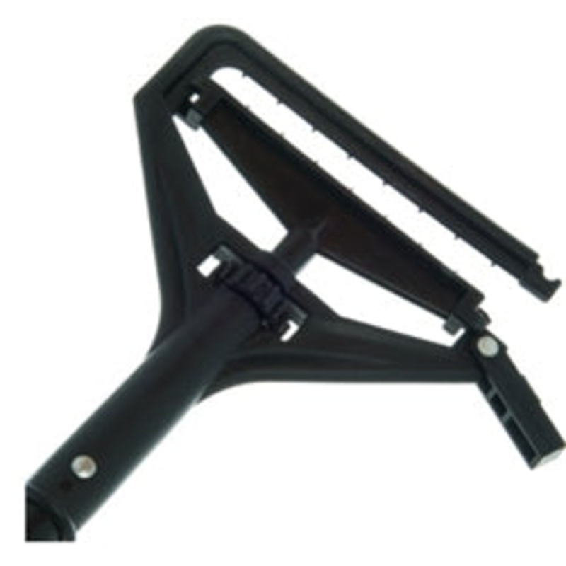 Carlisle Quick-Change Mop Handle, 60 long, 1 dia., plastic head, Black – 3696800