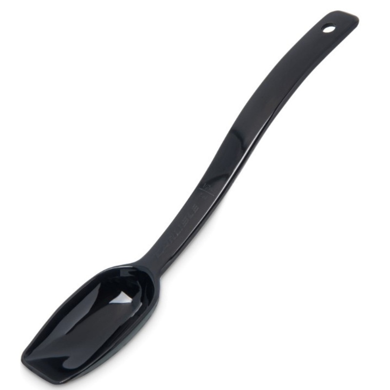 Carlisle Serving Spoon Solid Black 8- 1/2oz Plastic – 446003