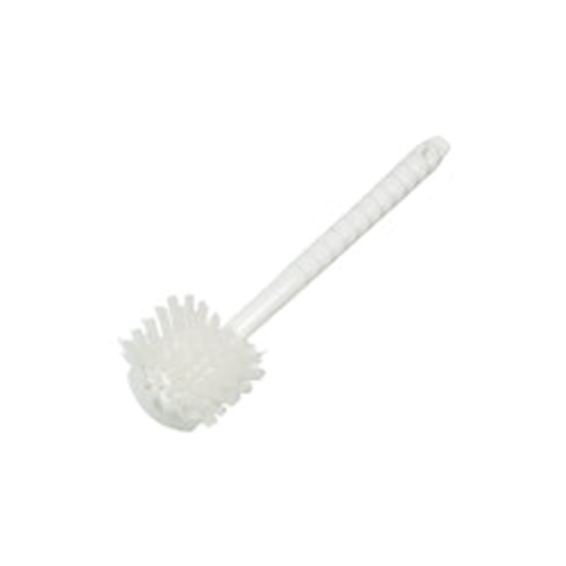 Carlisle Sparta Kitchen Brush, 20 Handle, Medium Stiff Nylon Bristles, White – 4050000