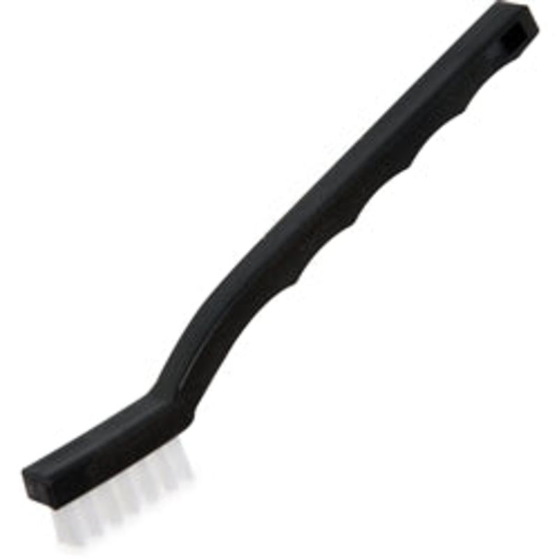 Carlisle Sparta Toothbrush Utility Brush, 7 Handle, 1/2 Nylon Bristles, Black – 40674
