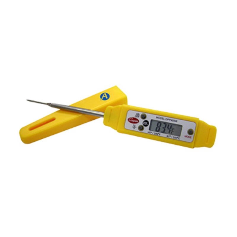 Cooper-Atkins Digital Pocket Thermometer, Waterproof Pen-style -40/392oF/C, 2.75 Stem, NSF – DPP400W-0-8