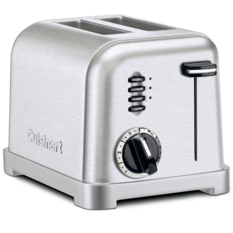 Cuisinart Toaster, 2-Slice, Metal, Brushed SS – CPT-160P1