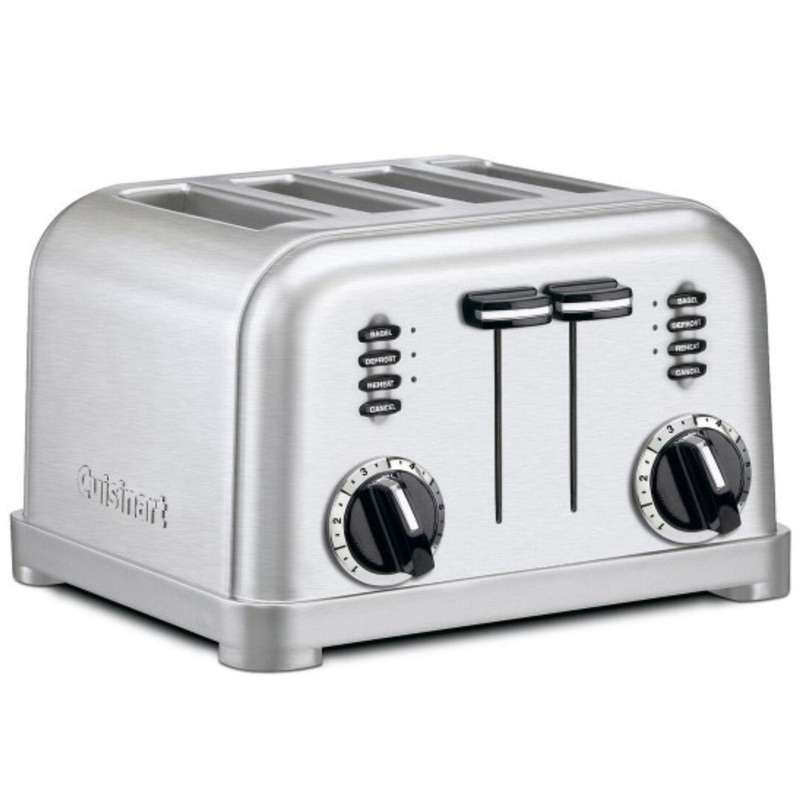 Cuisinart Toaster, 4-Slice, Metal Brushed S/S – CPT-180P1