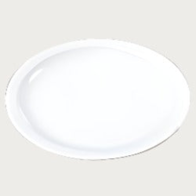 Sandwich Plate 7-1/4 Wht Mel