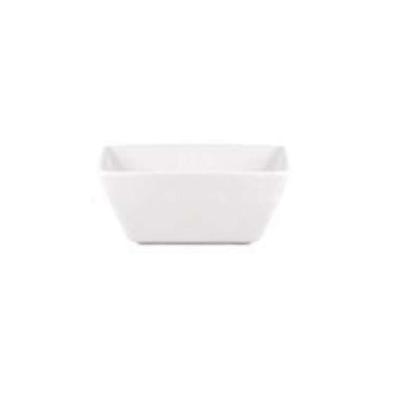 FOH Bowl, Square Porcelain 3 1/4 – White – CS1D