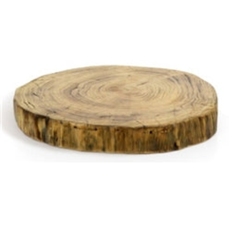 FOH Platter, Wood 12 Dia x 1 1/2 – CS2E