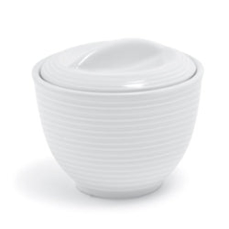 FOH Sugar Holder, 6 oz Spiral Porcelain White 1 dz – CS1D