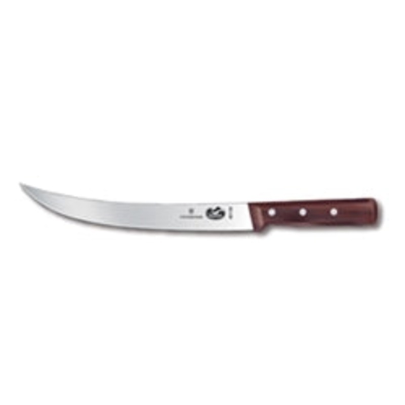 Victorinox Swiss Army Breaking Knife 10 Curved Rosewood Handle – 5.7200.25-X1