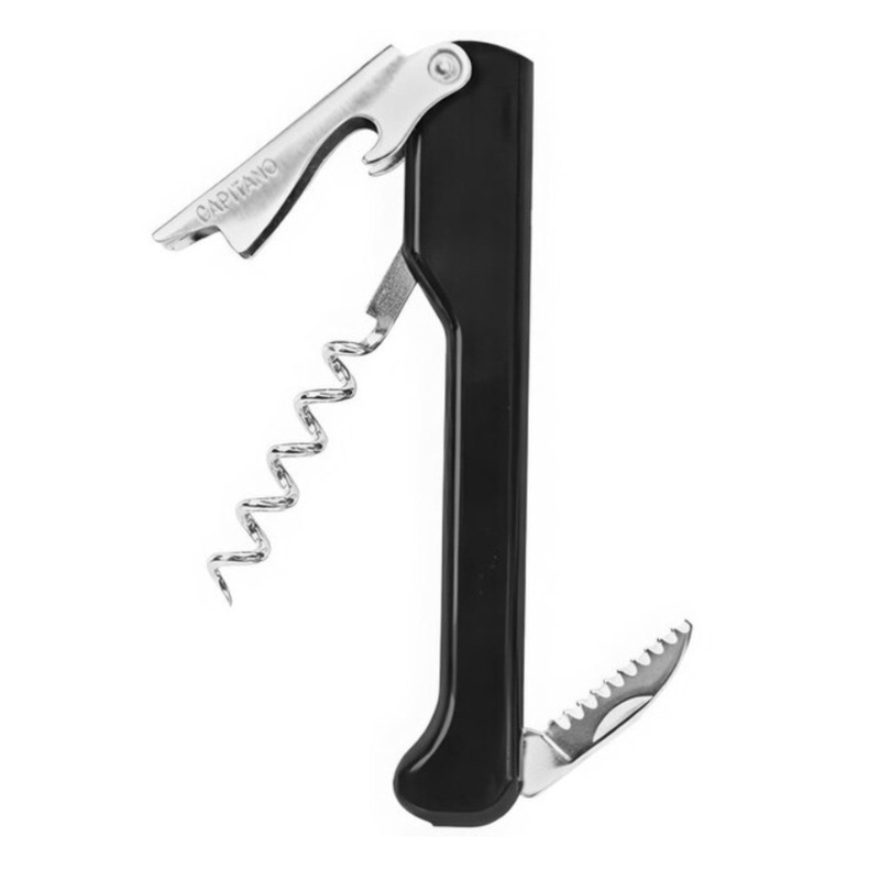 Franmara – Capitano Waiter’s Corkscrew, Black Handle – 2016BLK