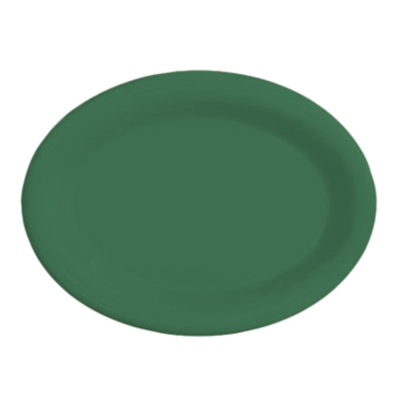 G.E.T. Enterprises Mardis Gras Platter Rainforest Green 9.75 x 7.2 – CS1D