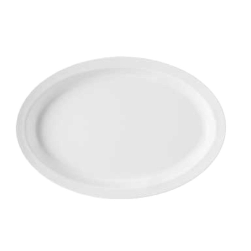 G.E.T. Enterprises Platter,13 1/4 Melamine – White – OP-614-W
