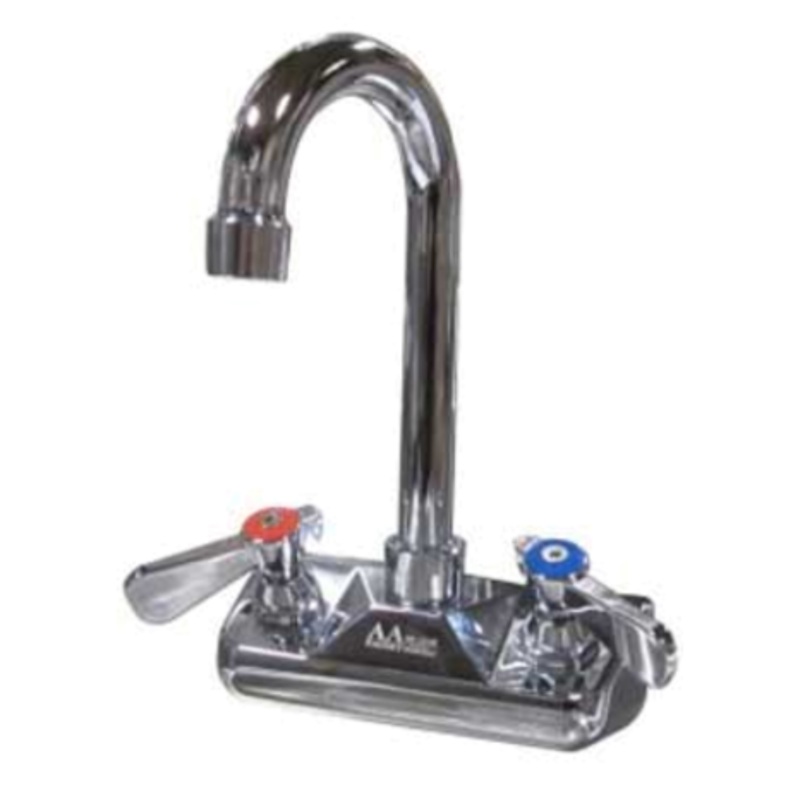 GSW Faucet, 4 Cen, Wall Mt. Goose – AA-410G