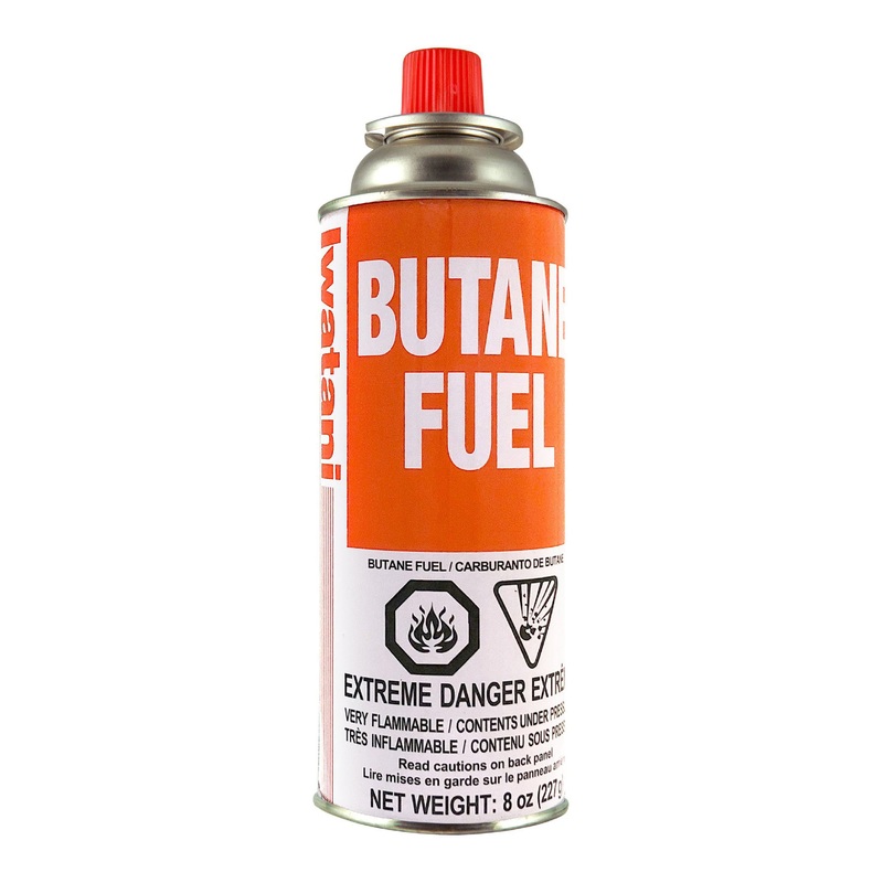 Iwatani Butane Fuel Canister, 8 oz – BU-6
