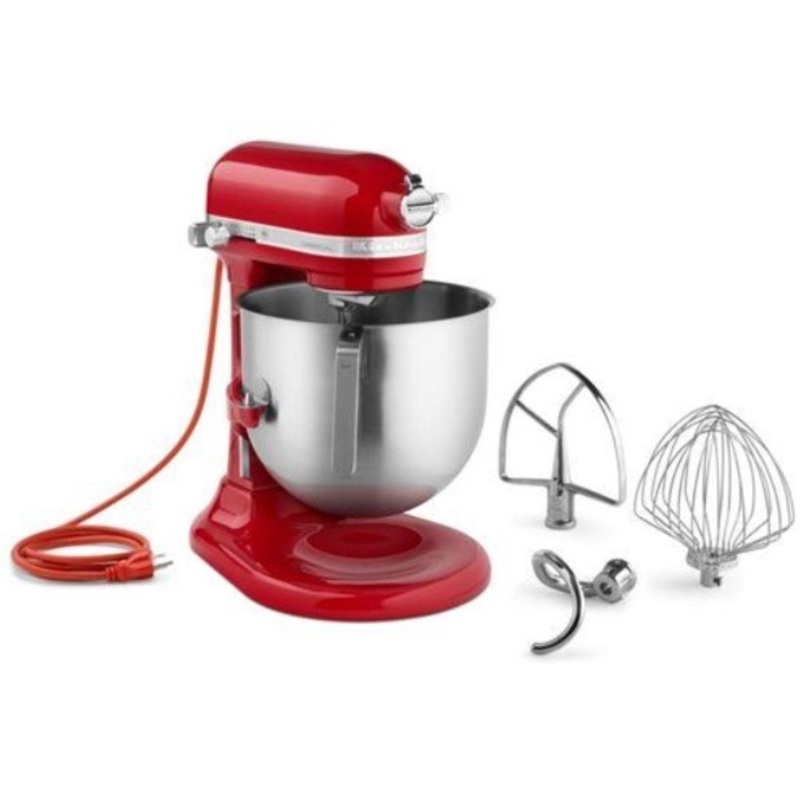 KitchenAid – Dough Mixer, 8 qt NSF Commercial Series – Empire Red – KSM8990ER