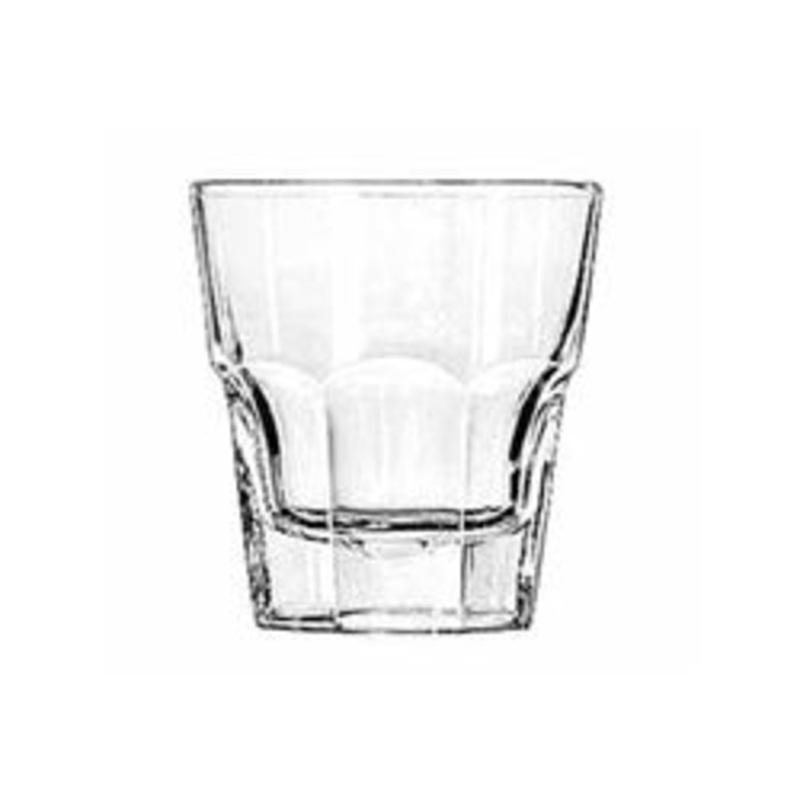 Libbey – 15240 Glass, Rocks Gibraltar Pattern 8oz – CS3D