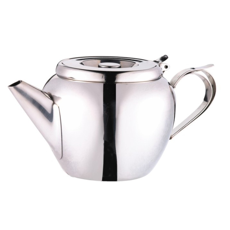 Browne Foodservice Teapot, 20oz Stacking 18/8 S/S – EA