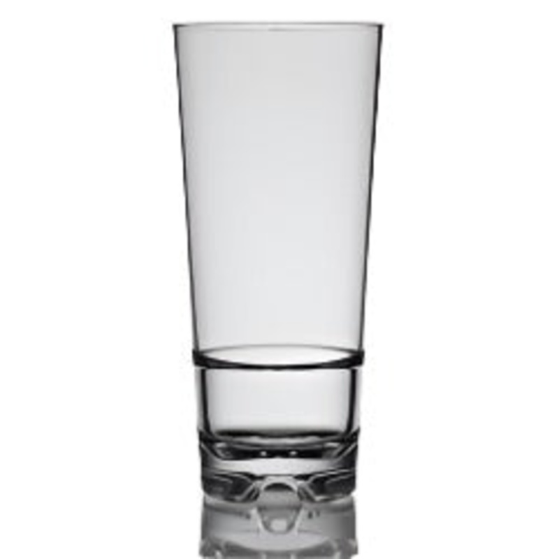 Libbey Infinium 16 oz Tritan Plastic Tall Beer Glass, Stackable – 92407 – Case of 12