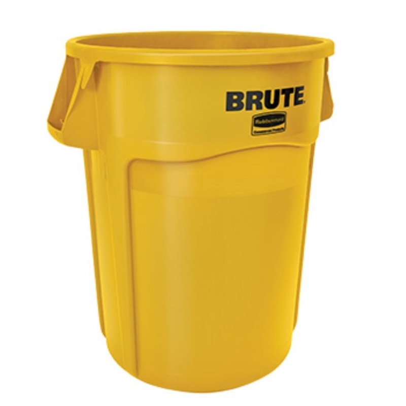 Rubbermaid Round Container 44gal Yellow – FG264360YEL