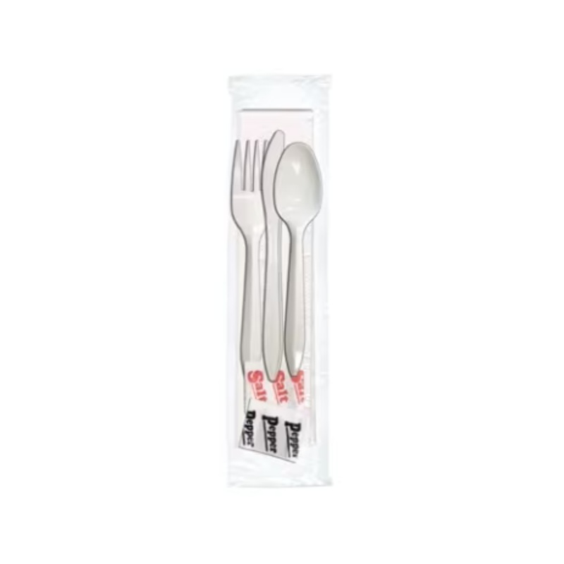Winsight    Cutlery Kit Med Wht 250/Case  – RCKMWPP6WK