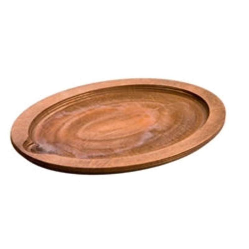 Lodge Oval Wood Under Liner Walnut – UOPB