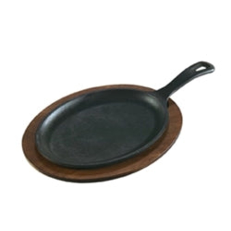 Lodge Sizzle Thermal Platter, Oval, 15.25 w/Handle – LOS3