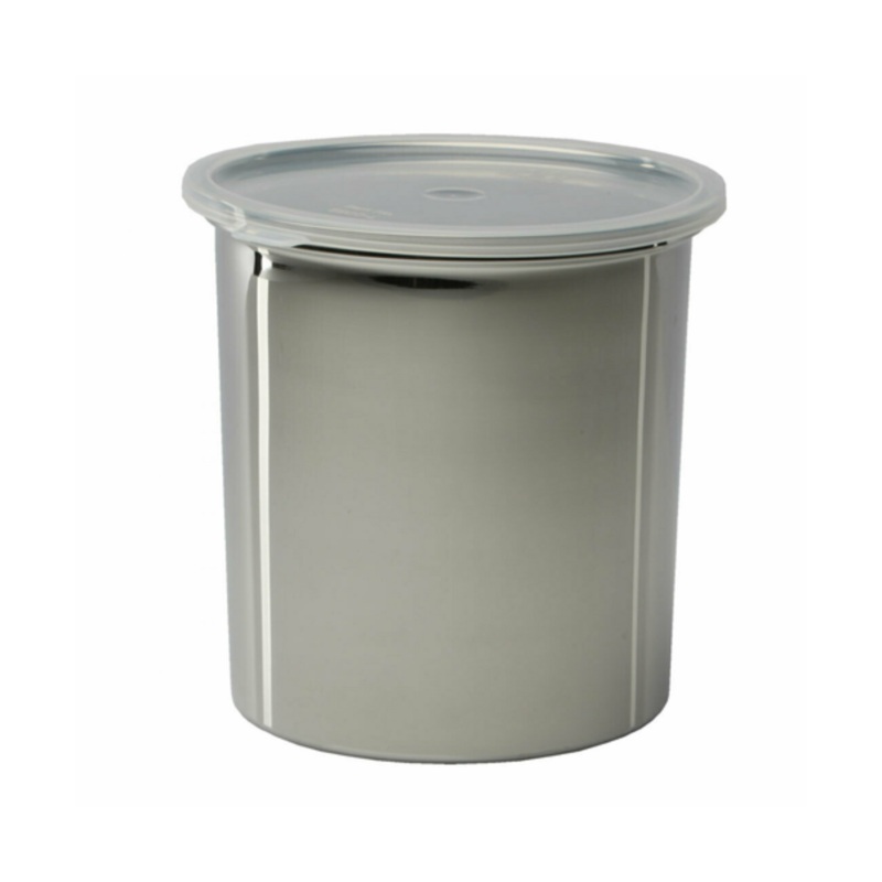 Salad Crock w/Lid  S/S 2.7qt