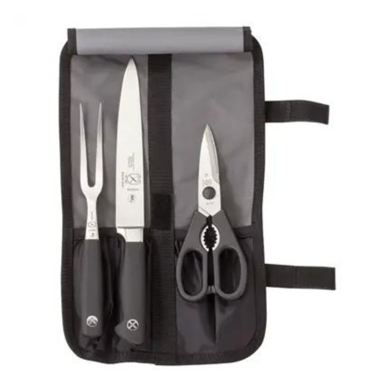 Mercer Carving Set 4pc w/Storage Roll – M21900