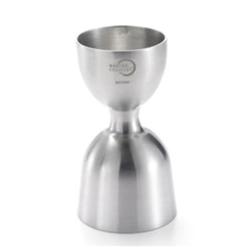 Mercer  Straight Rim Jigger1&2oz S/S