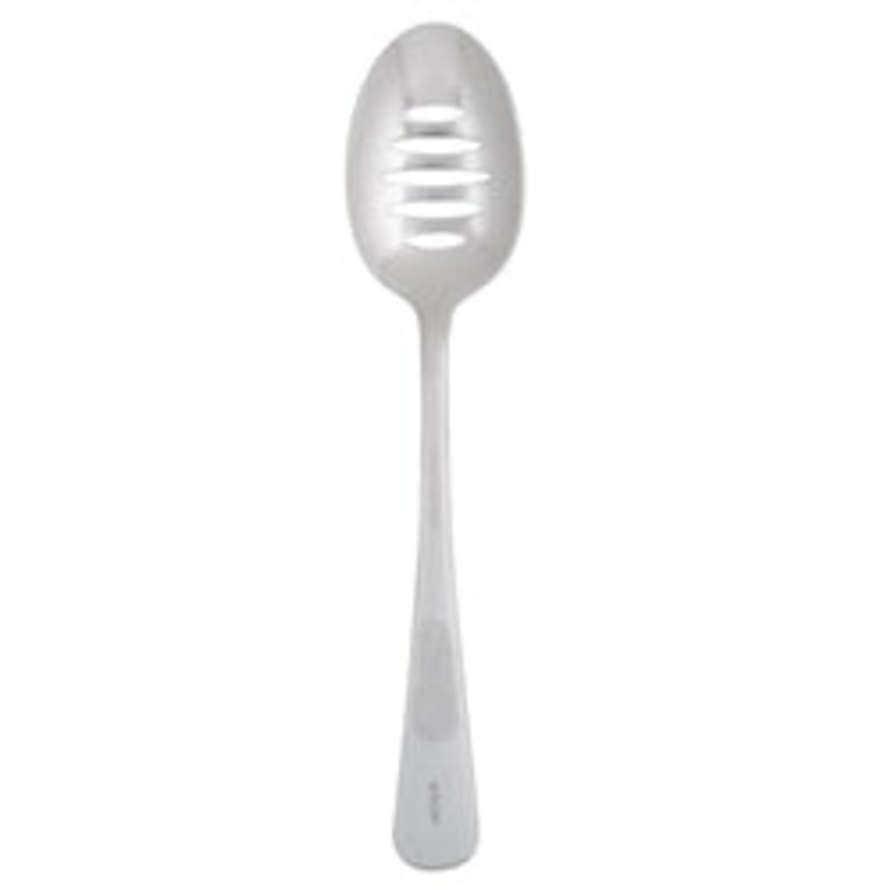 Plating Spoon 7-7/8L Slotd SS