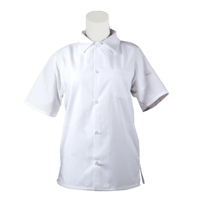 Unisex Cook Shirt White 1X -MTOM60200WH1X