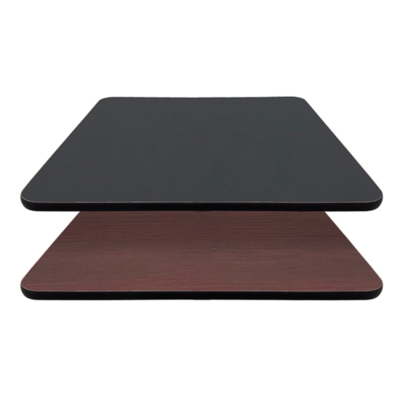 Oak Street Table Top, 30×42 Reversible Mahogany/Black Laminate – MB3042-M-B