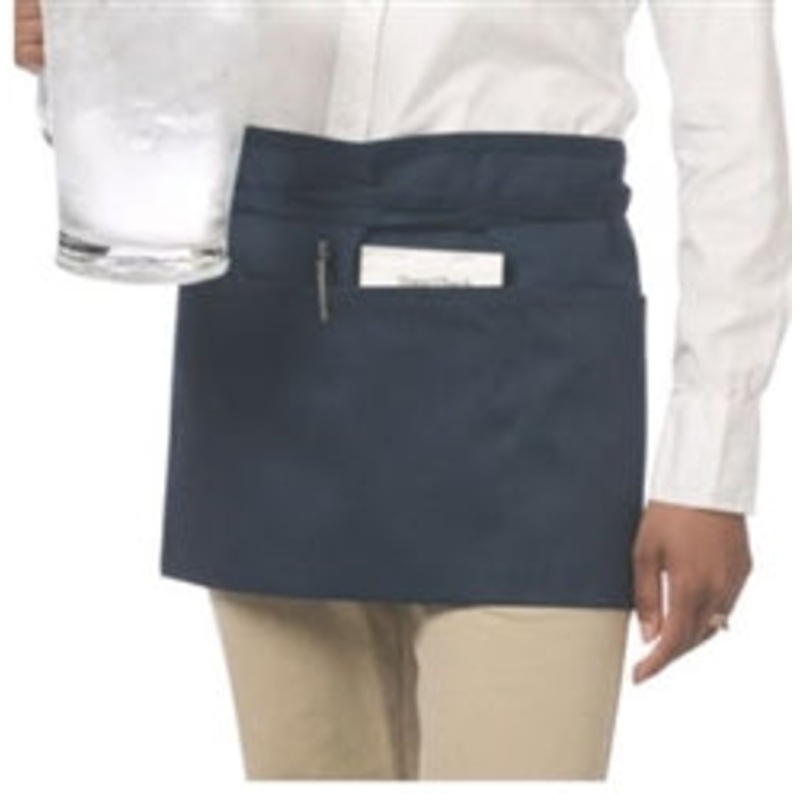 Chef Revival Waist Apron, Black, 3 Pockets – 605WAFH-BK