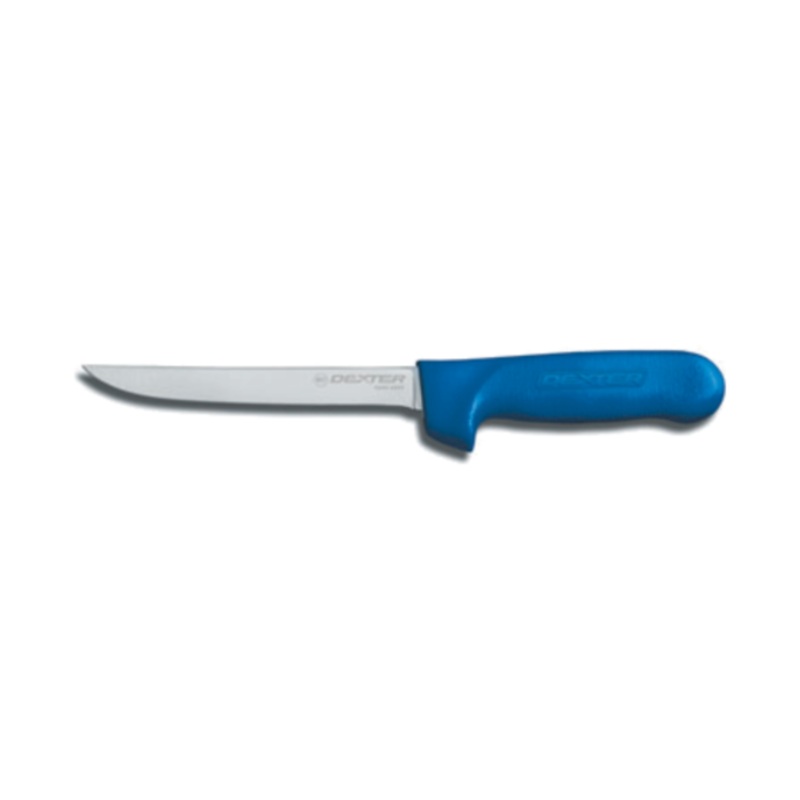 Dexter Russell Boning Knife, Narrow, 6, Blue Handle