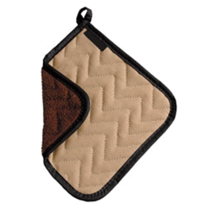 Pot Holder Brown 8X8 Terry